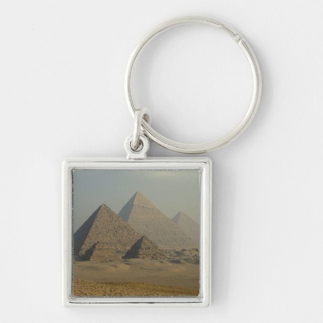 Porte-clés Égypte, Giza, complexe des pyramides de Gizeh, pla (Devant)