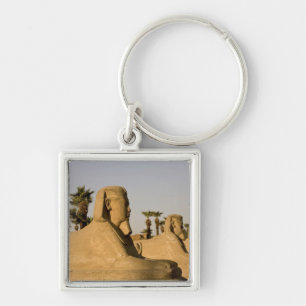Porte-clés Égypte, Louxor. L'Allée des Sphinx mène à