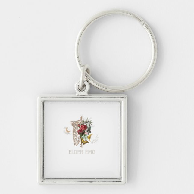 Porte-clés Elder Emo Funny Goth Older Gothic Cottagecore Gobl (Devant)