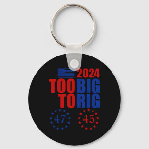 Porte-clés Élection Trump 2024 trop grosse pour être truquée