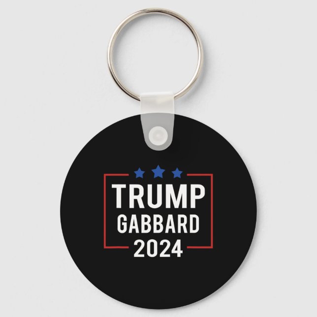 Porte-clés Élection Trump Vp Gabbard 2024 (Recto)