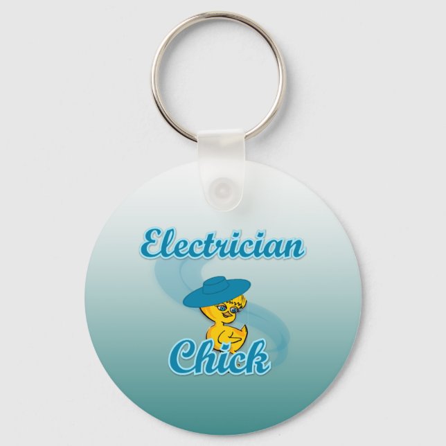 Porte-clés Électricien Chick #3 (Recto)