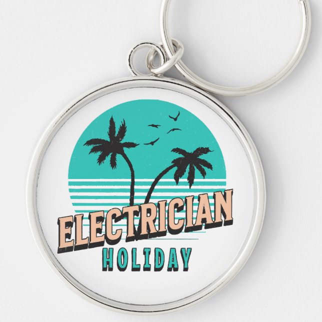 Porte-clés Électricien de vacances (Devant)