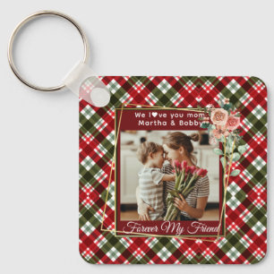 Porte-clés Elégant cadeau personnalisé pour maman mère mère J