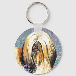Porte-clés Élégant Lhasa Apso
