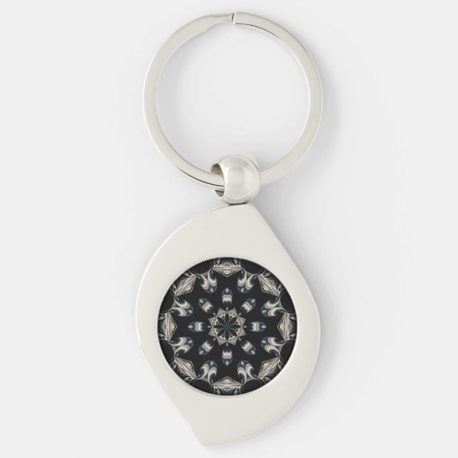 Porte-clés Elégant Mandala (Devant)