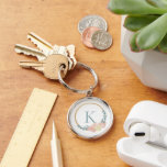 Porte-clés Élégant Monogramme Floral Or<br><div class="desc">Elégant Porte - clé de monogramme Floral Or Customise cet élégant porte - clé de monogramme de couronne fleurie. Visitez notre magasin pour la coordination des accessoires.</div>