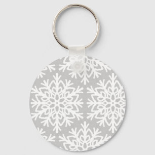 Porte-clés Élégant Motif de flocon de neige