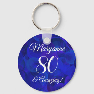 Porte-clés Elégant Royal Blue 80 et fête d'anniversaire Extra