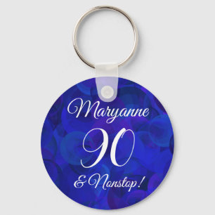 Porte-clés Elégant Royal Blue 90 et fête d'anniversaire sans 