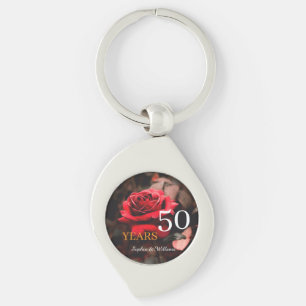 Porte-clés Élégante conservation florale - Romantique cadeau 