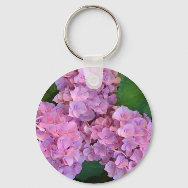 Porte-clés Élégante et rustique Hortensia Hydrangea macrophyl (Recto)