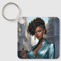 Élégante femme noire