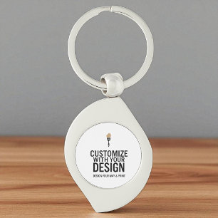 Porte-clés Élément personnalisé à la marque de l'entreprise