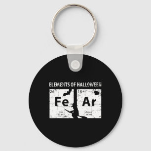 Porte-clés Éléments De Chemise D'Halloween (Peur) Périodiquem