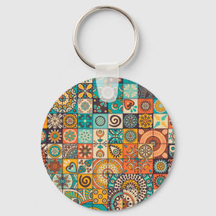 Porte-clés Éléments décoratifs : Motif Vintage à main