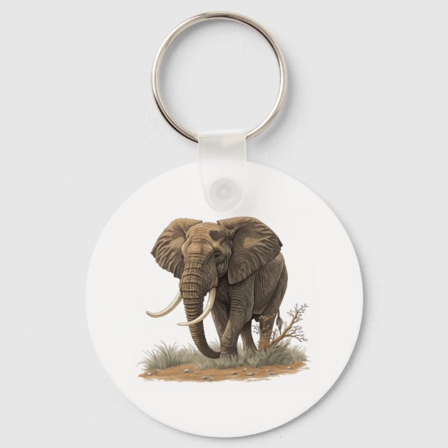 Porte-clés Éléphant (Recto)