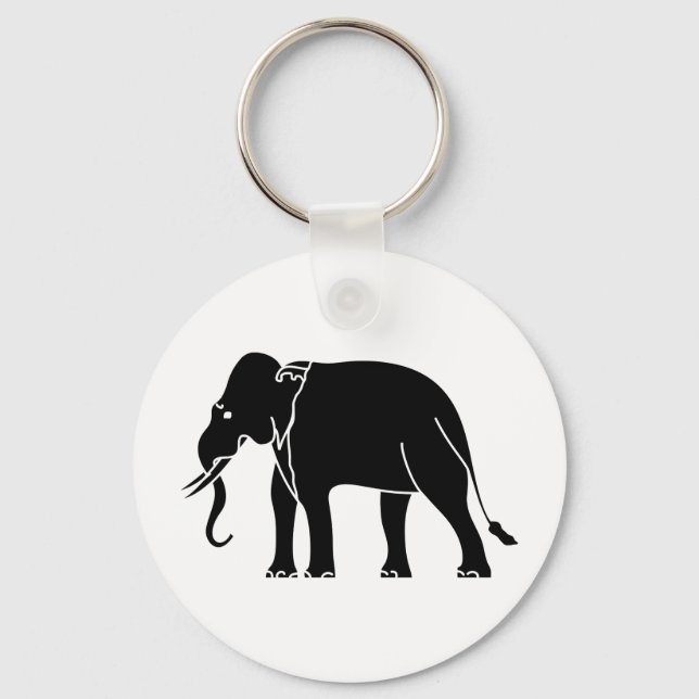 Porte-clés Éléphant de Siamese (Recto)