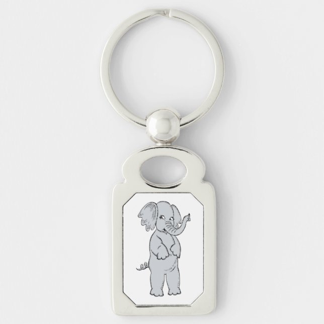 PORTE-CLÉS ELEPHANT FILLE (Devant)