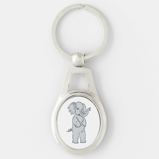 PORTE-CLÉS ELEPHANT FILLE (Devant)