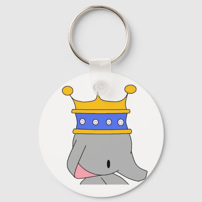 Porte-clés éléphant roi porte - clé (Recto)