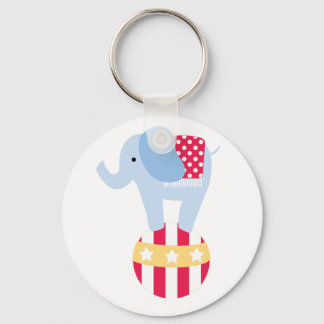 Porte-clés Elephant sur le ballon de cirque