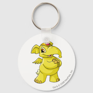 Porte-clés Eléphante jaune