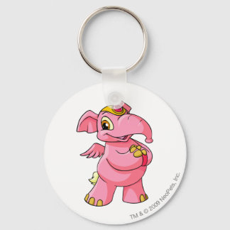 Porte-clés Elephante rose
