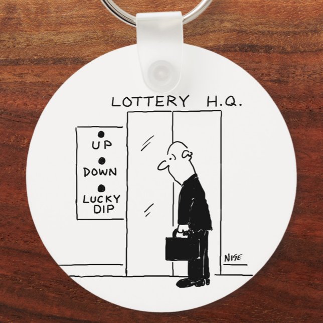 Porte-clés Elevator or Lift in a Lottery Headquarters Cartoon (Créateur téléchargé)