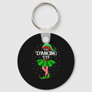 Porte-clés Elfe dansant Noël Famille assortie Femmes Filles
