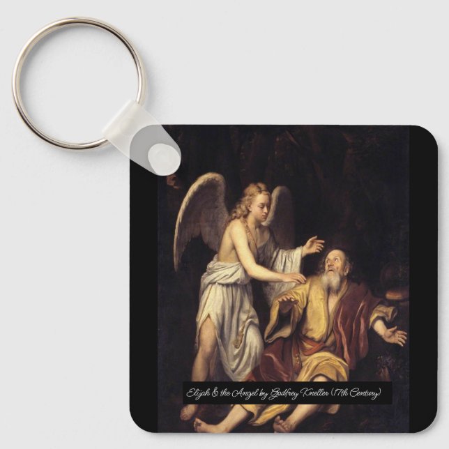 Porte-clés Élie & l'ange (Recto)