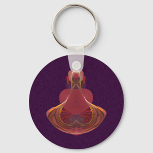 Porte-clés Élixir de fractale de bouteille de philtre d'amou