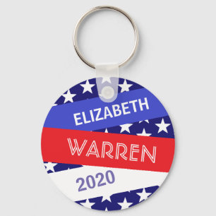 Porte-clés Elizabeth Warren pour la présidente 2020
