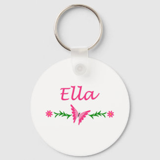 Porte-clés Ella (Papillon rose)