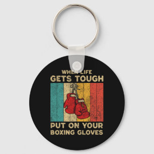 Porte-clés Elle Te Punira Dans Le Visage Vintage Boxe