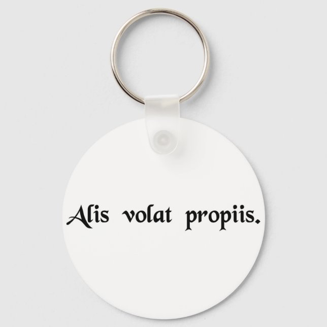 Porte-clés Elle vole avec ses ailes (Recto)