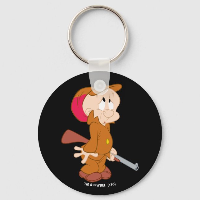 Porte-clés ELMER FUDD™ | Pose apeurée (Recto)