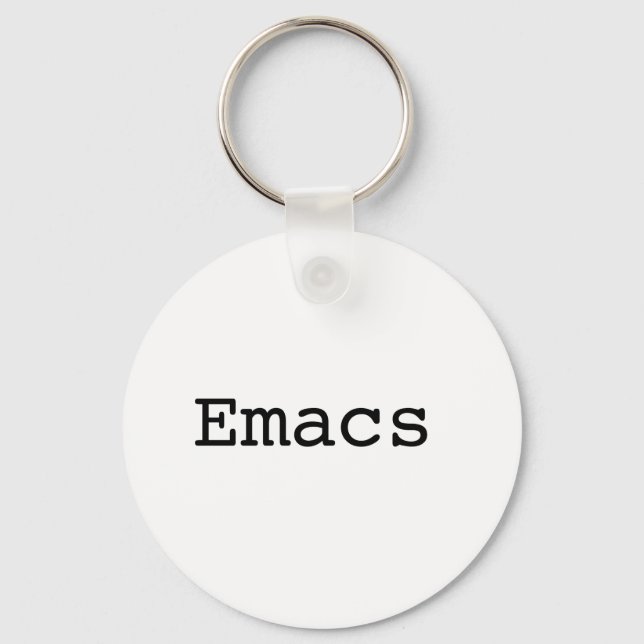 Porte-clés Emacs (Recto)