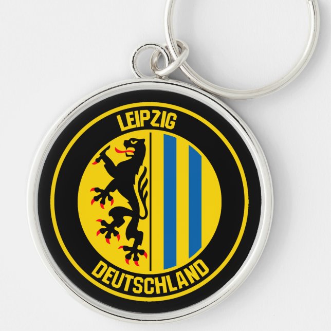 Porte-clés Emblem rond Leipzig (Devant)