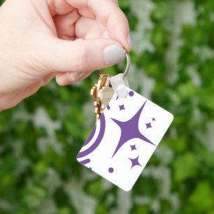 Porte-clés emblème AI Twinkle étoiles, phare de l'ère numériq