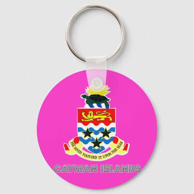 Porte-clés Emblème caïmanais (Recto)