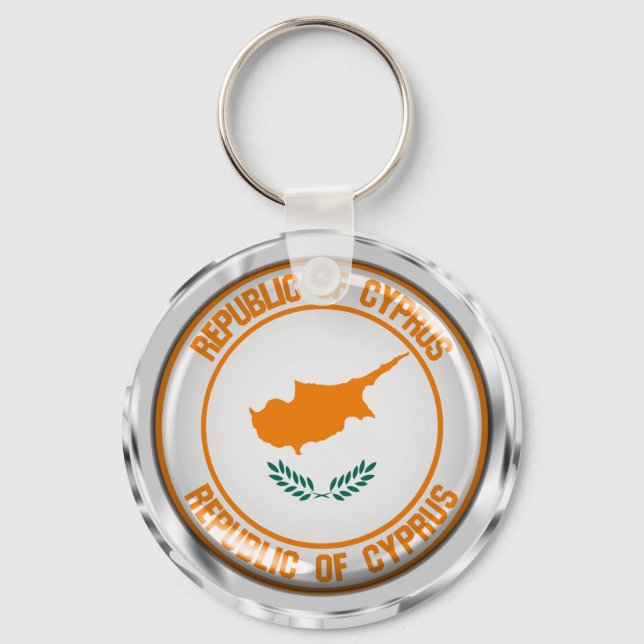Porte-clés Emblème de Chypre (Recto)