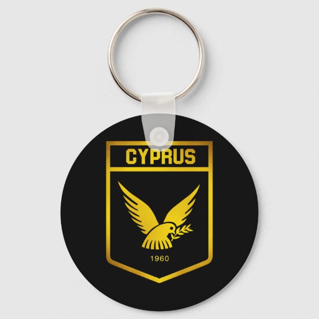 Porte-clés Emblème de Chypre (Recto)