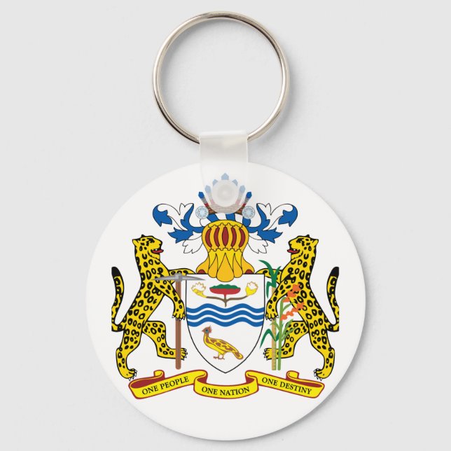 Porte-clés emblème de guyana (Recto)