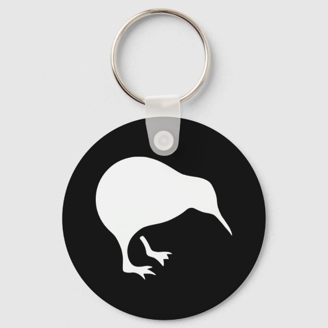 Porte-clés emblème de Kiwi Nouvelle-Zélande (Recto)