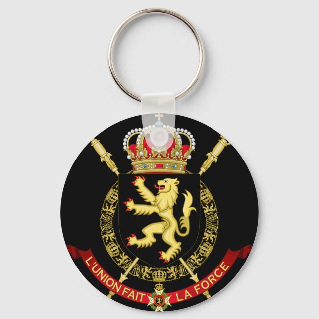 Porte-clés emblème de la belgique (Recto)