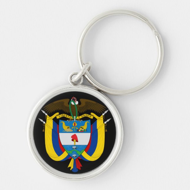 Porte-clés emblème de la colombie (Devant)