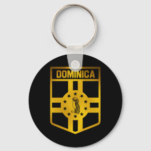 Porte-clés Emblème de la Dominique