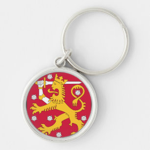 Porte-clés emblème de la Finlande