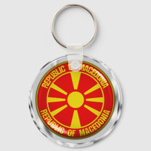 Porte-clés Emblème de la Macédoine